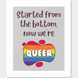 Now We're Queer Posters and Art